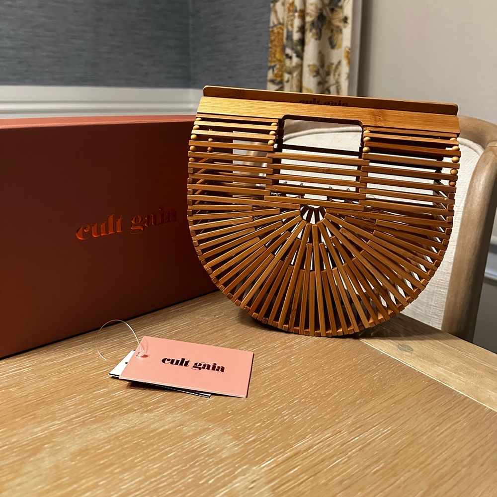 Cult Gaia Mini Ark Bag, Natural